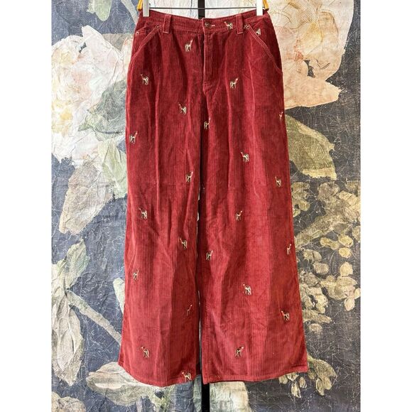 New Free People We The Free Clifton Cord Wide-Leg Jeans Size 27 Womens Jeans - Picture 10 of 10